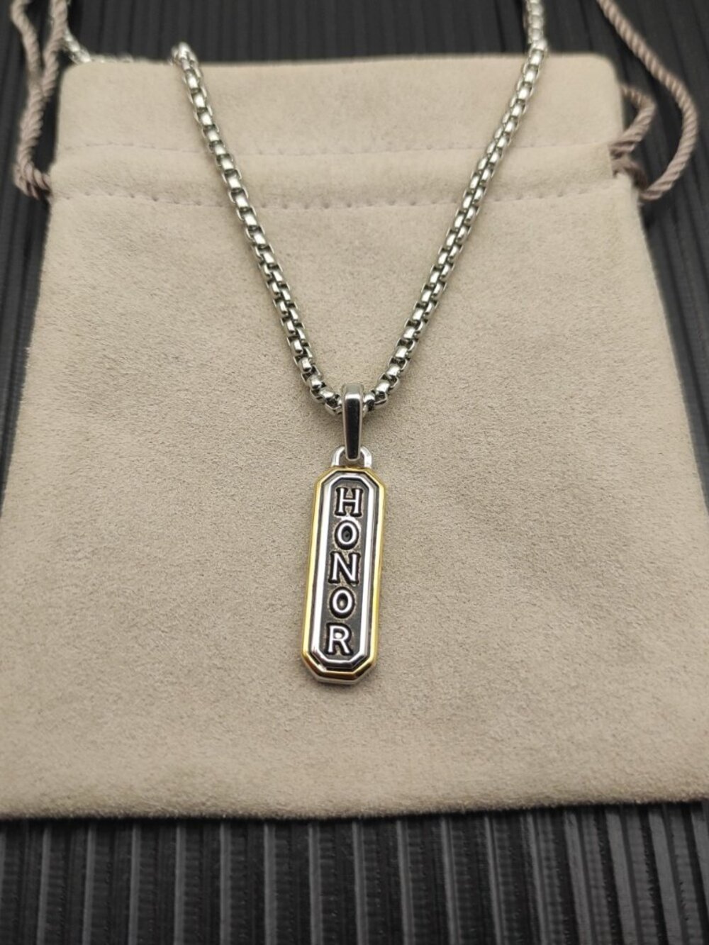 David Yurman 925 Silver Necklaces with Original Pouch - Picture 4 of 5